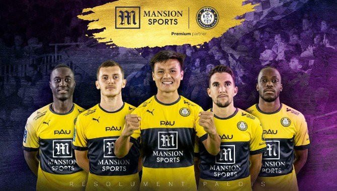 营销 - Mansion Sports 与 Pau FC 合作