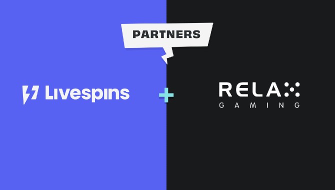 赌场 - Livespins与Relax Gaming合作