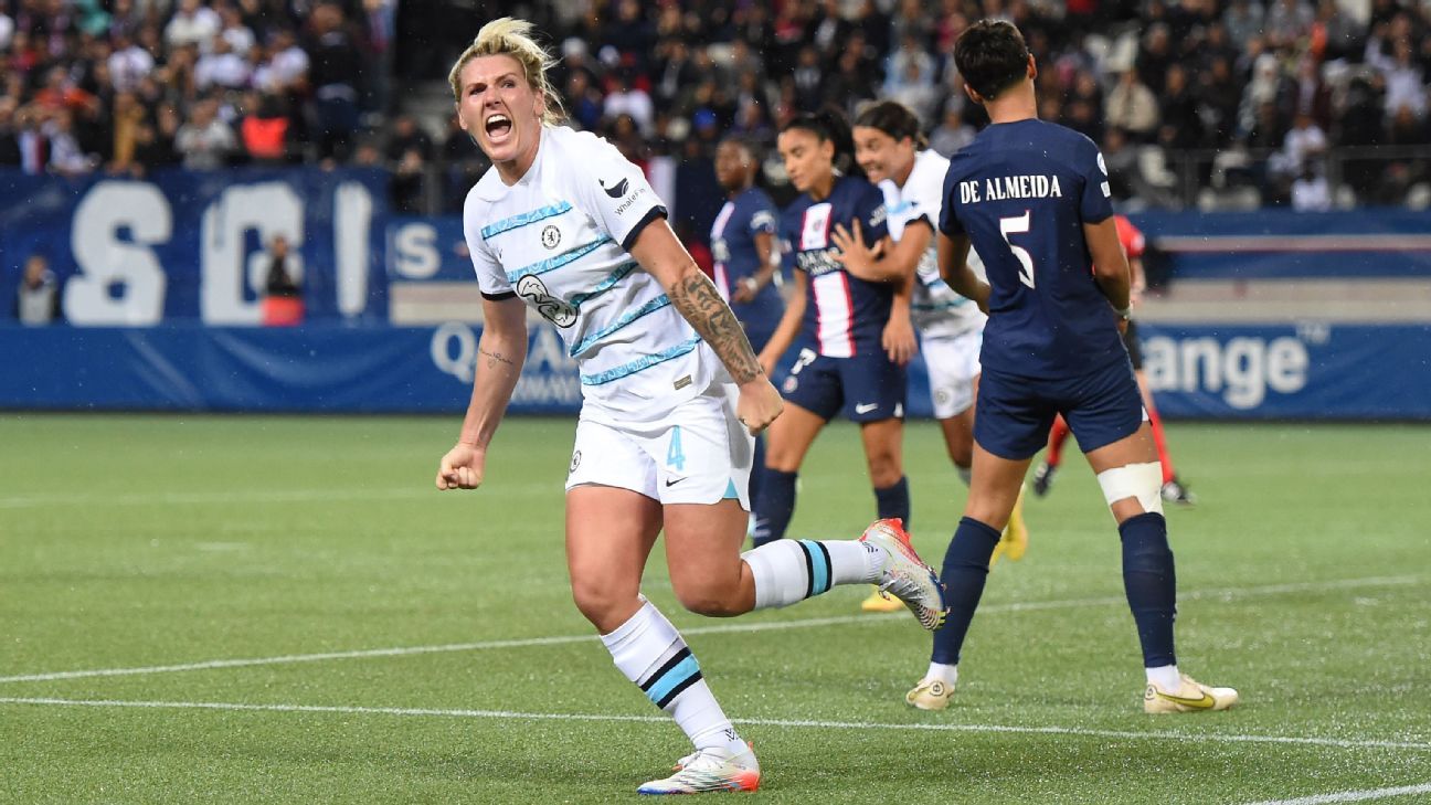 足球 - UWCL：切尔西击败PSG，皇马获胜