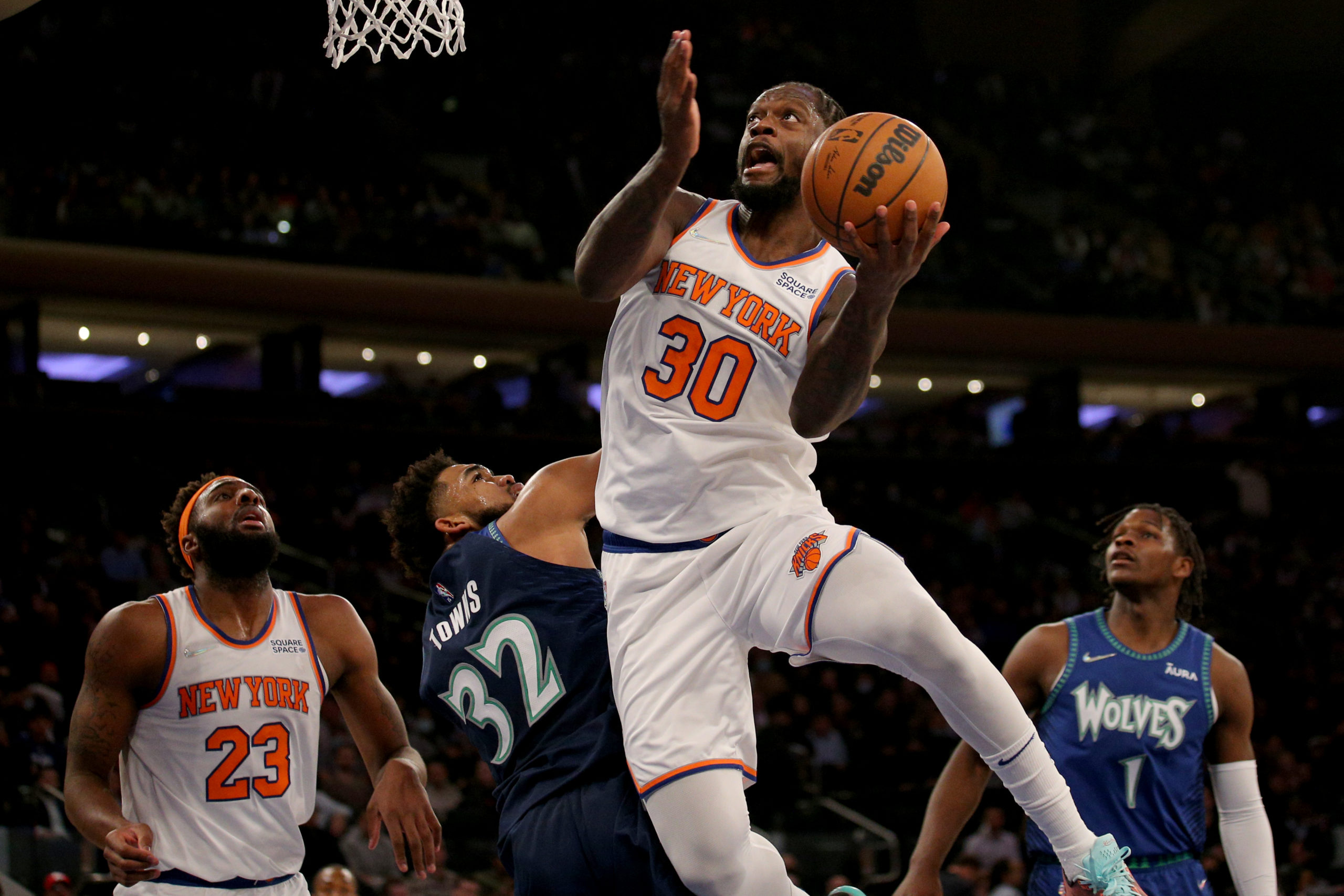 博彩资讯 - 明尼苏达森林狼VS纽约尼克斯NBA盘口选择，预测，赔率