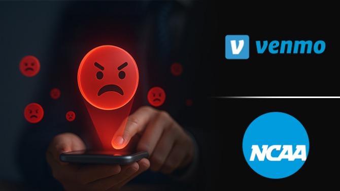 Venmo与NCAA携手打击针对大学生运动员的网络暴力